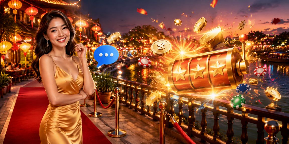 Người chơi Hà Nội trải nghiệm Jackpot Slots tại chợ đêm qua điện thoại di động