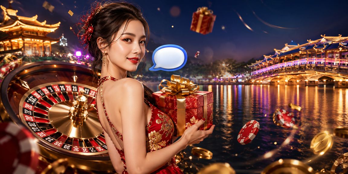 Không khí lễ hội Huế với trò chơi Roulette về đêm, ánh đèn rực rỡ và người tham gia đông đúc