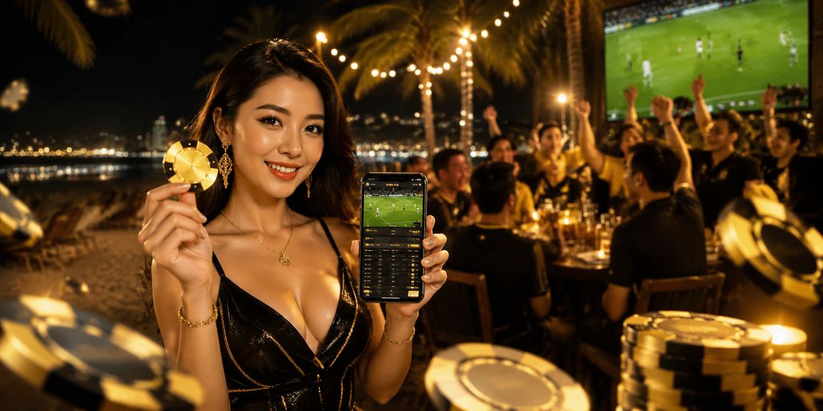 Người chơi đăng ký tài khoản cá cược thể thao tại bãi biển Phú Quốc
